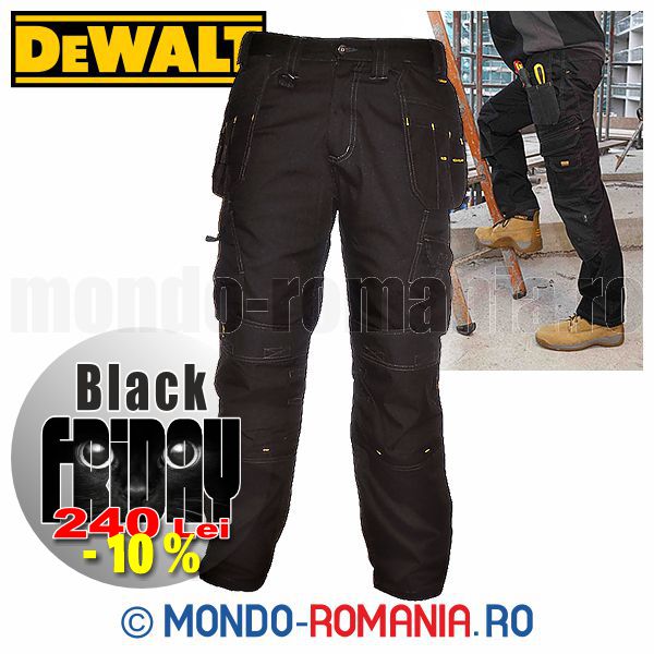 Echipament DeWALT- Pantaloni profesionali de lucru DeWALT